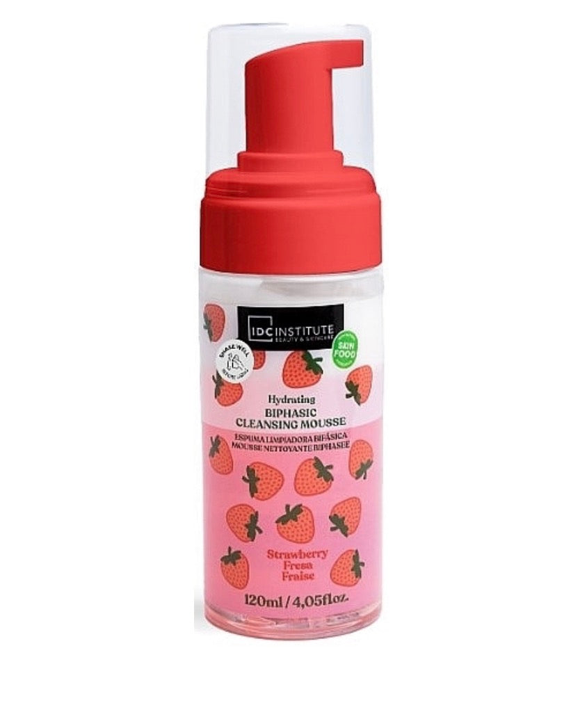 Mousse detergente viso alla fragola 🍓 idratante