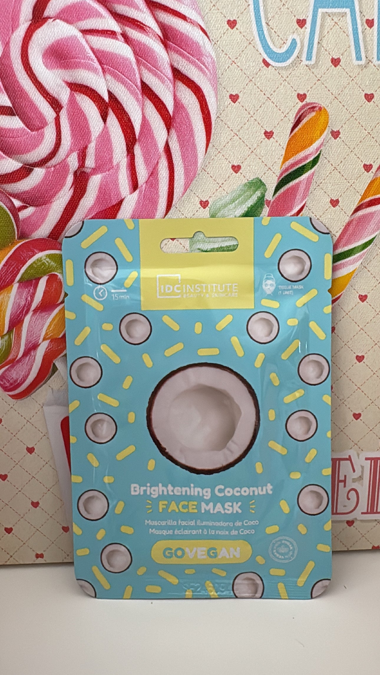 Maschera tessuto al cocco 🥥 (illuminante)
