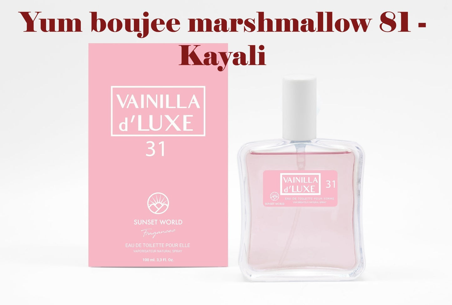 Eau de toilette 100 ml (ispirato a Yum Boujee Marshmallow 81 di Kayali)🩷