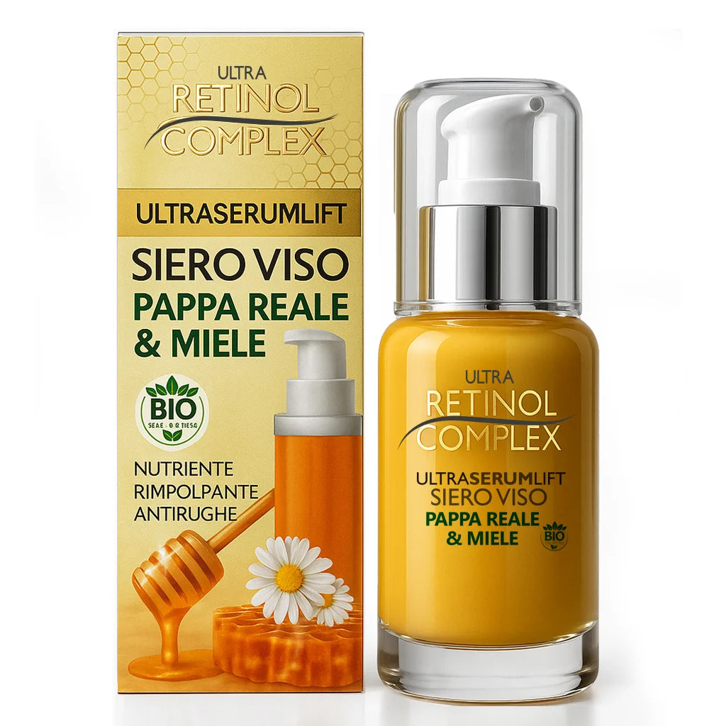 Siero viso pappa reale & miele 🍯 nutriente,rimpolpante,antirughe