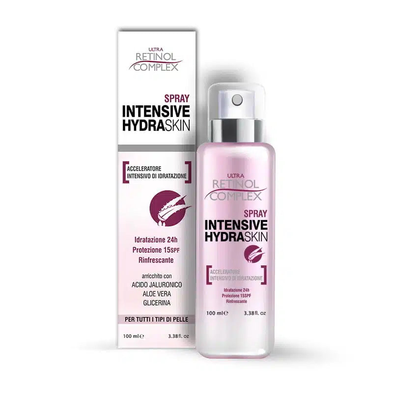Spray INTENSIVE HYDRASKIN viso spf15 rinfrescante,idratazione 24h