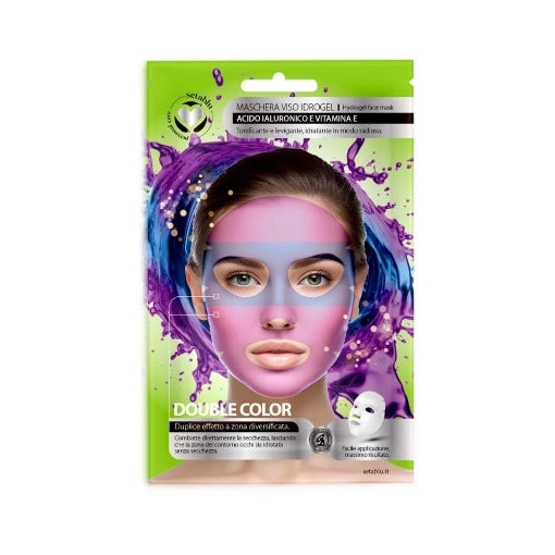 Maschera viso hydrogel acido ialuronico vitamina E ✨