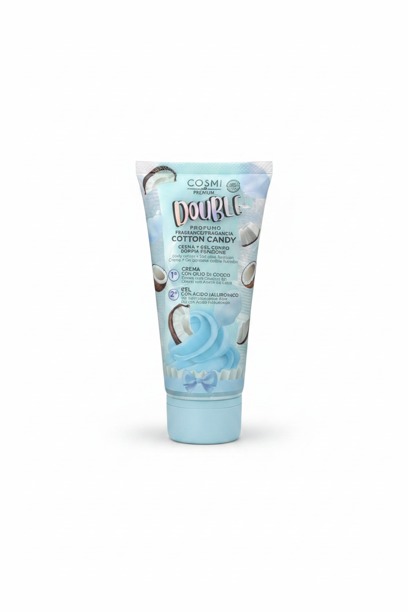 Crema + gel doppia funzione “Cotton candy”🍭🥥