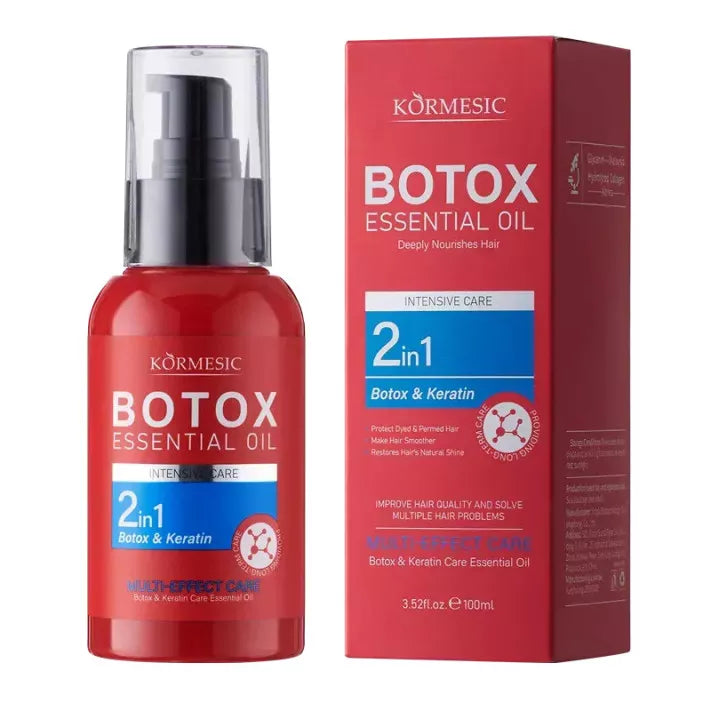BOTOX OIL 2 in 1 Botox e Keratina per capelli (trattamento lisciante e idratante)