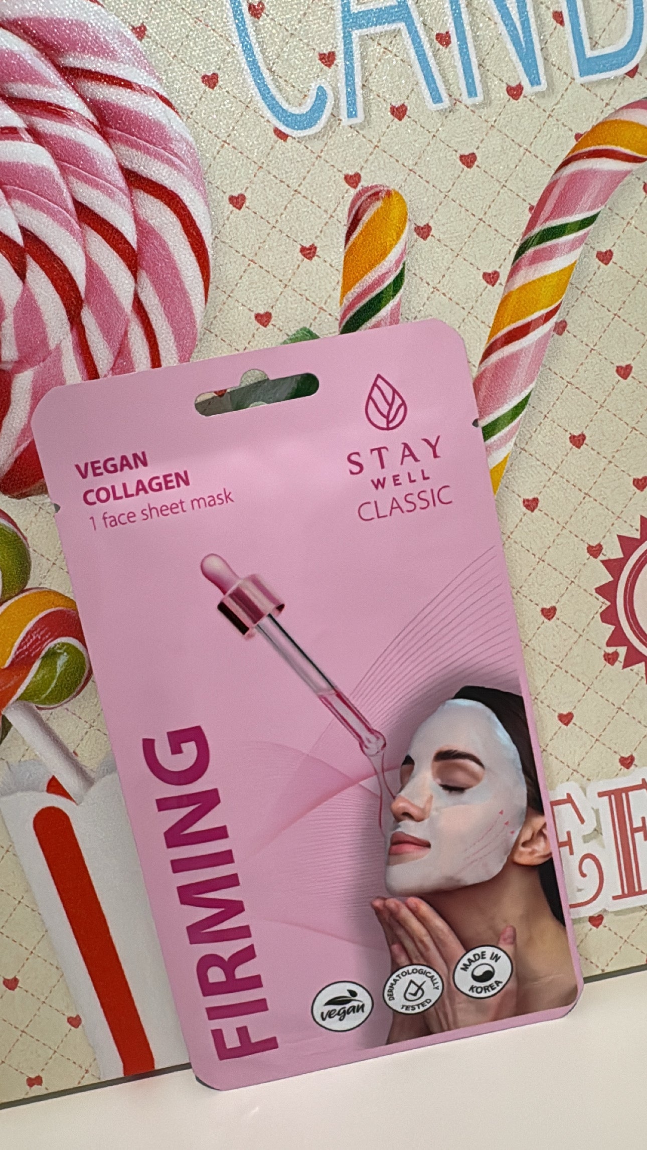 Maschera in tessuto al collagene 🌸