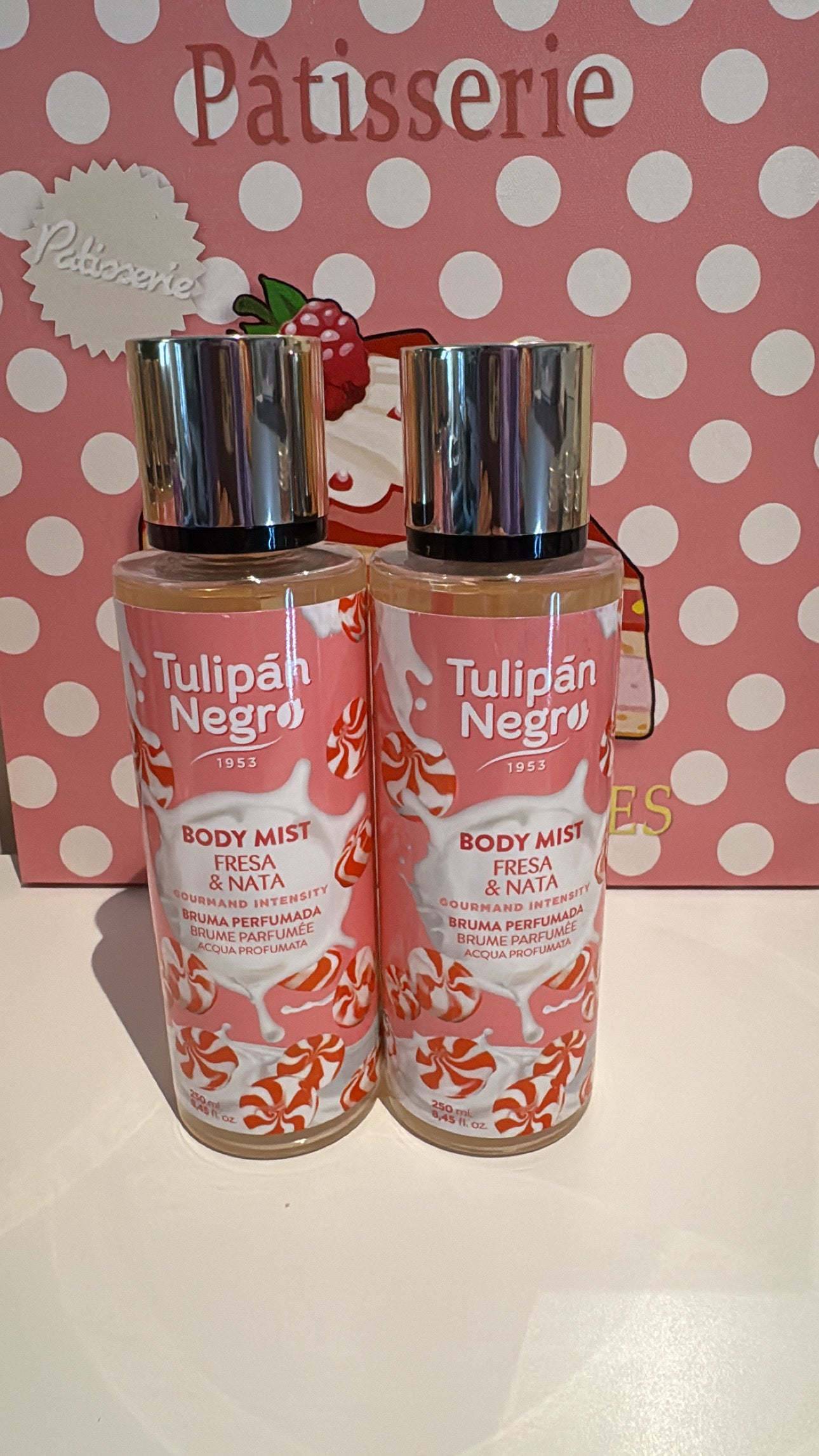 Acqua corpo profumata panna e fragola 🍓🍦