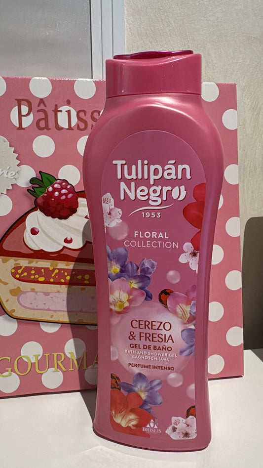 Bagnoschiuma Tulipan Negro Ciliegia e fresia 🌸🍒
