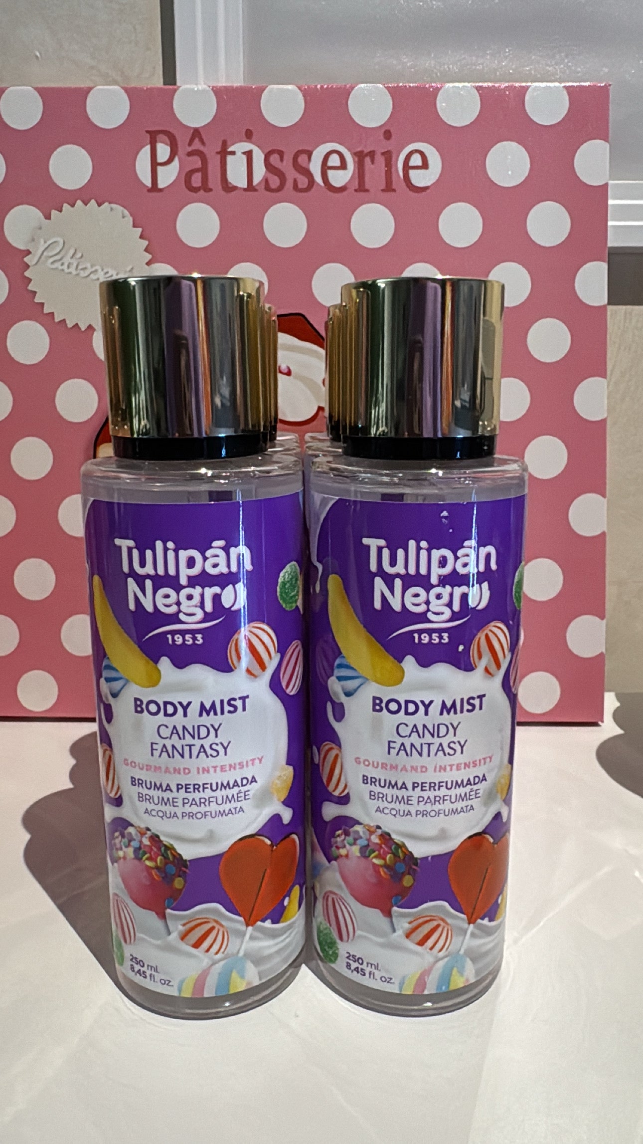 Acqua profumata corpo caramelle