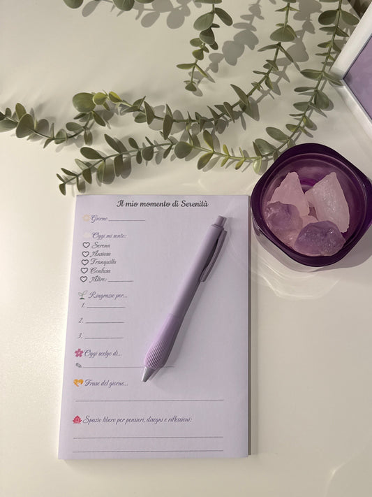Block notes della serenità + penna 🪷
