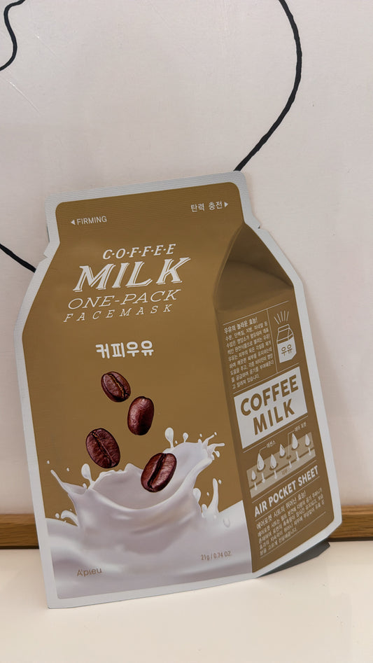 Maschera in tessuto Milk Coffee ☕️ 🥛
