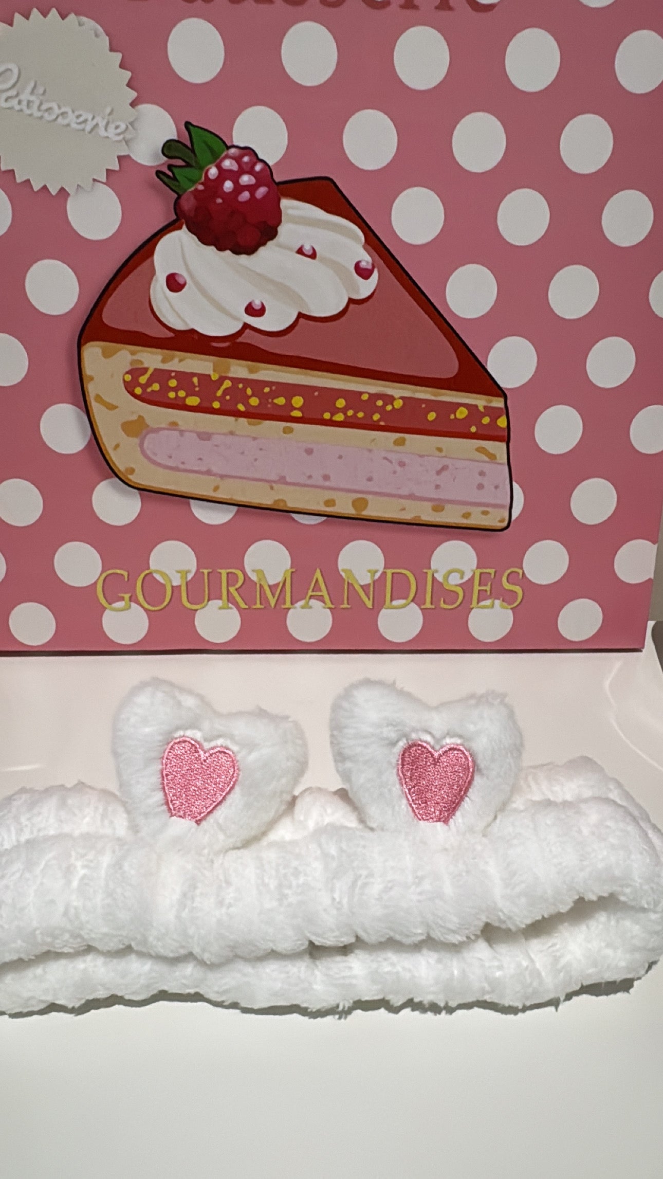 Fascia skincare orecchie cuore 🤍bianca