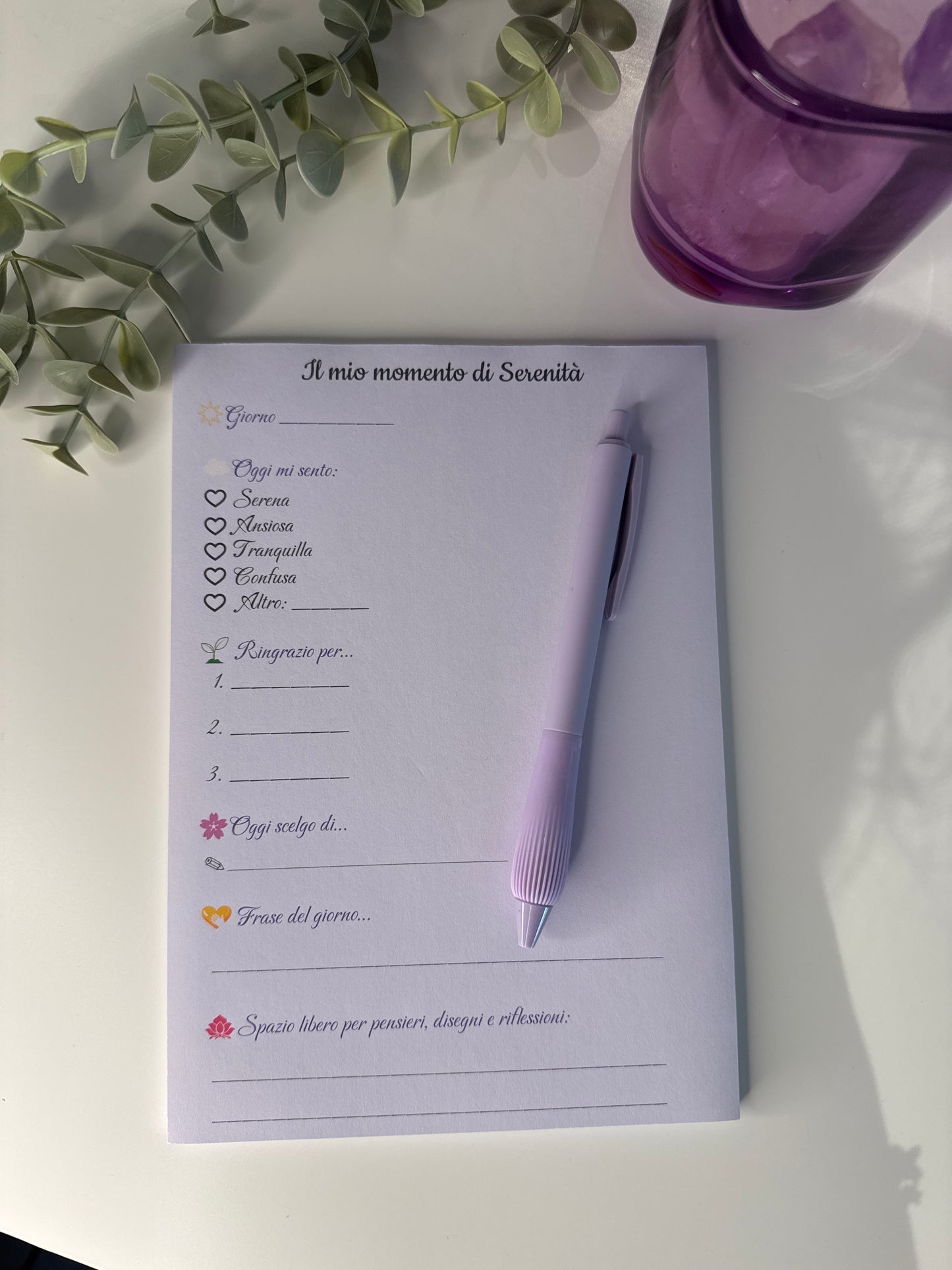Block notes della serenità + penna 🪷