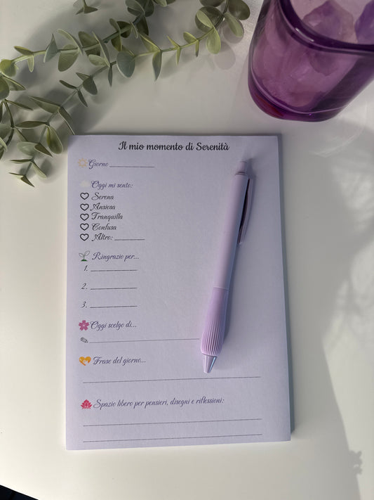 Block notes della serenità + penna 🪷