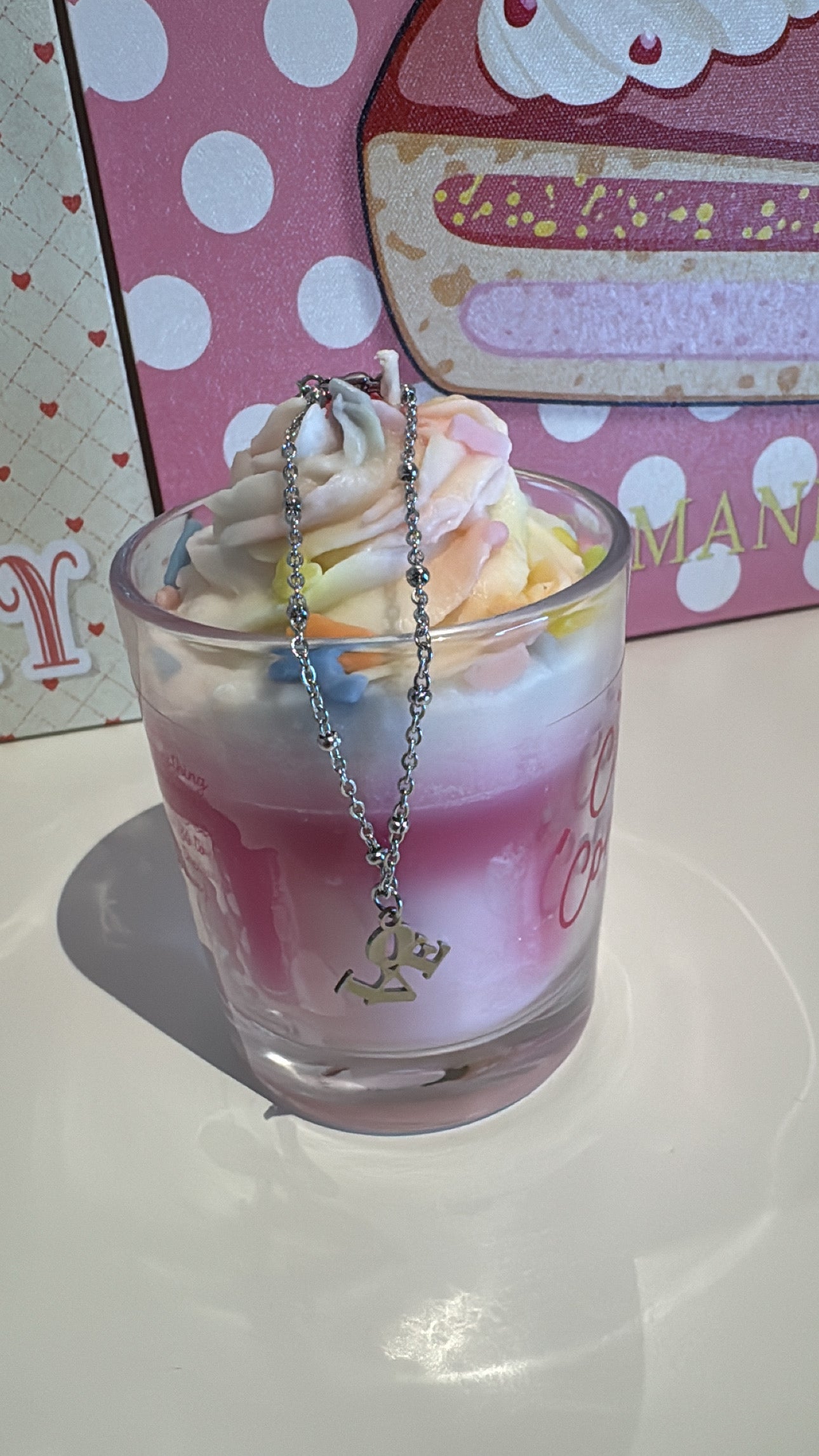 Bracciale con ciondolo LOVE in acciaio inox inossidabile ✨