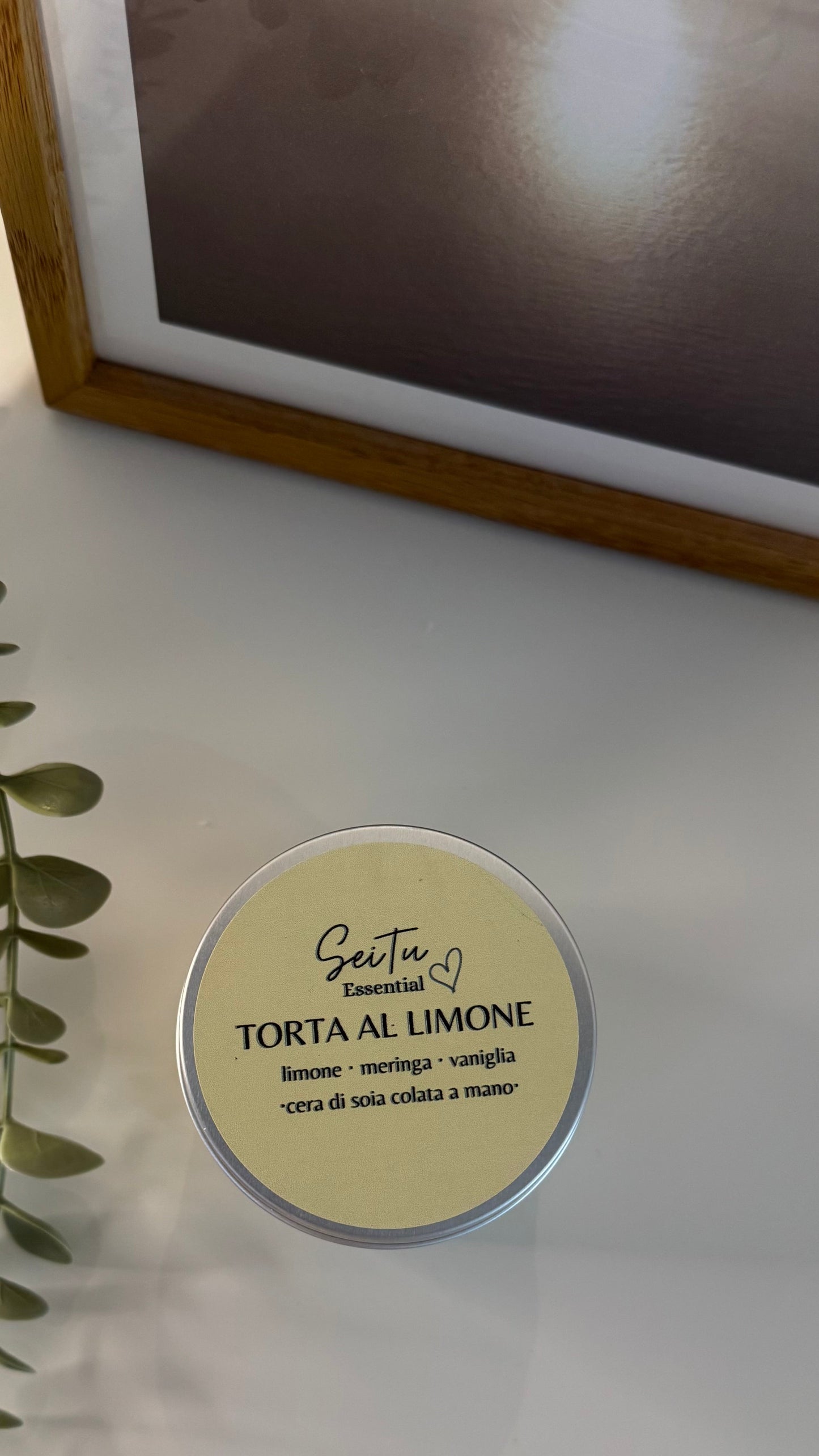 Candela profumata artigianale 100% naturale in cera di soia 🍃