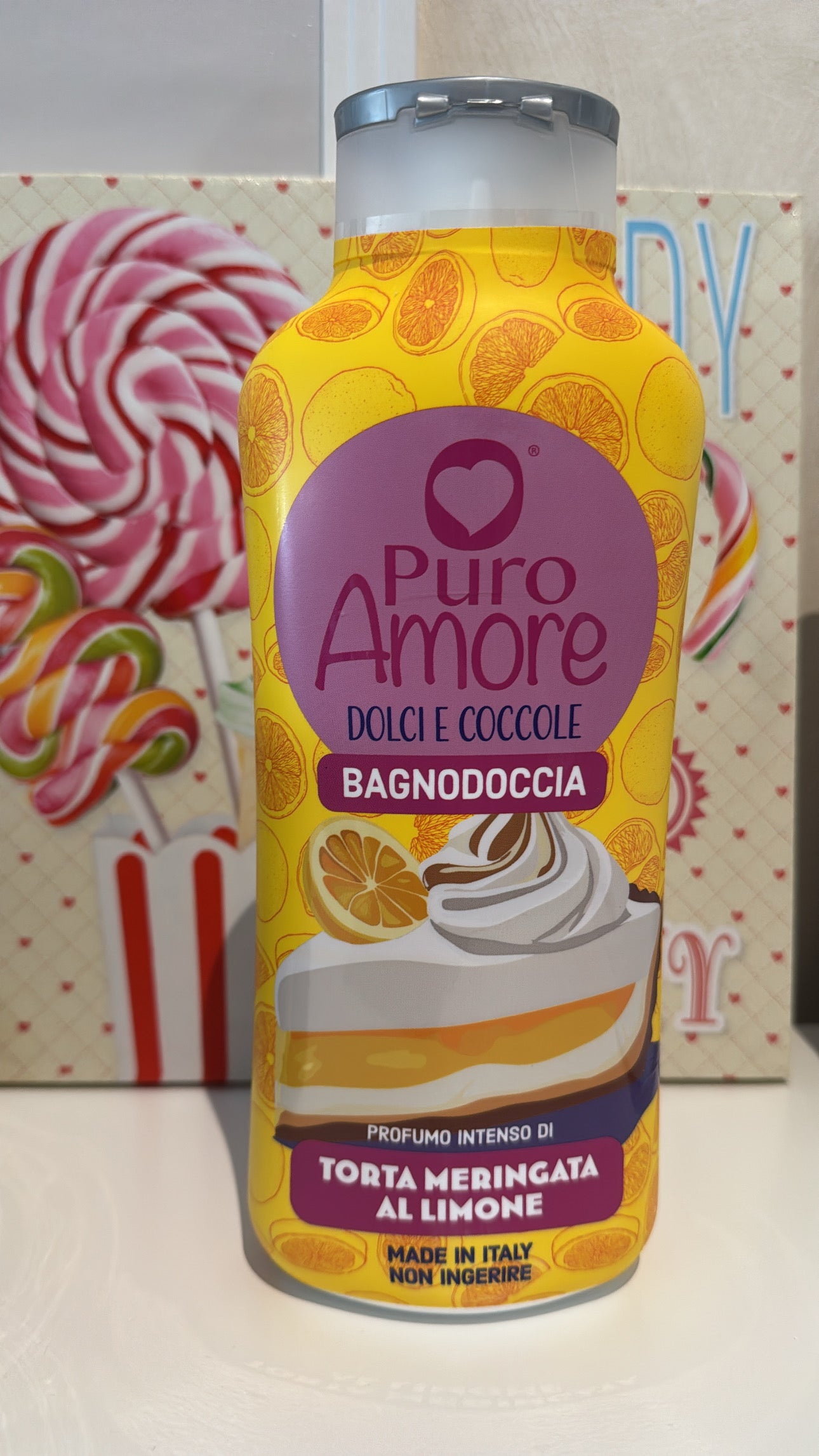 Bagnoschiuma “Puro Amore” Torta meringata al limone 🍰