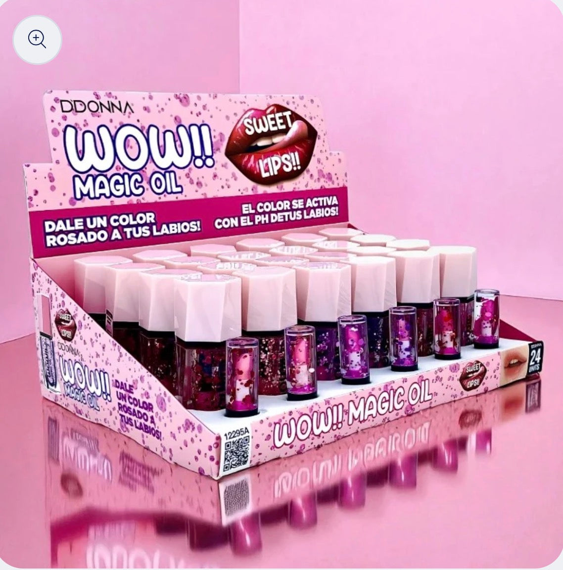 Lip oil magic 👄 cambia colore in base al PH della pelle. ✨