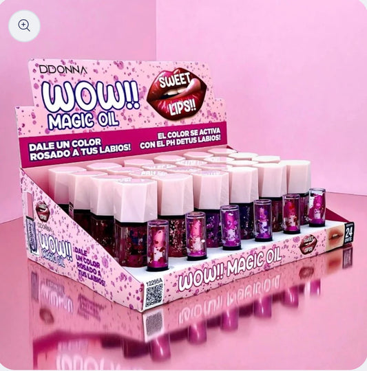 Lip oil magic 👄 cambia colore in base al PH della pelle. ✨