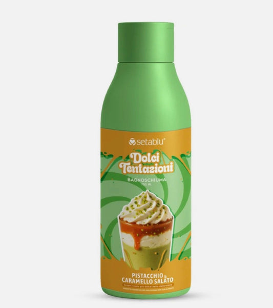 Bagnoschiuma pistacchio e caramello salato 🍦 750 ml
