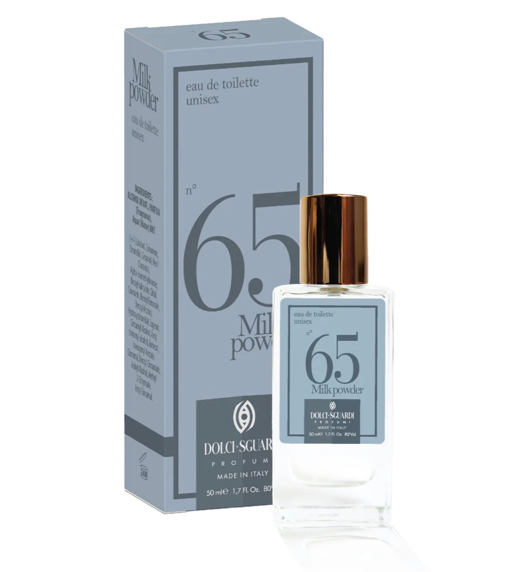 Eau de toilette ispirato a “Bianco latte”🥛 n.65 (vaniglia,latte,caramello fava Tonka,muschio bianco e legni dolci)