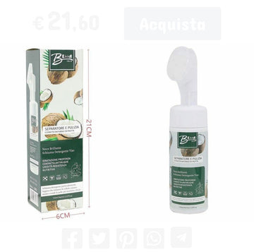 Schiuma detergente viso al cocco 🥥