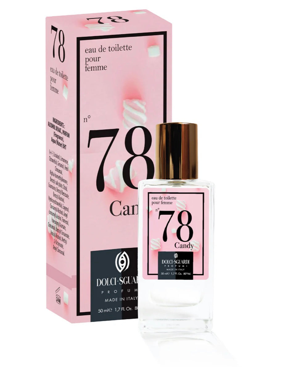 Eau de parfum “Bubble gum”💞 n.78 (fragola,lampone,rosa,zucchero filato,vaniglia e muschio bianco) 50 ml