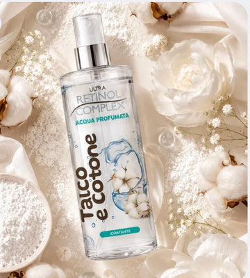 Acqua corpo profumata talco e cotone ☁️ 200 ml.