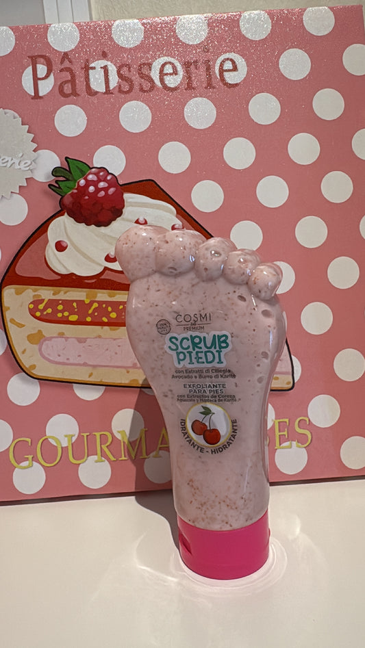 Scrub piedi esfoliante idratante alla ciliegia 🍒