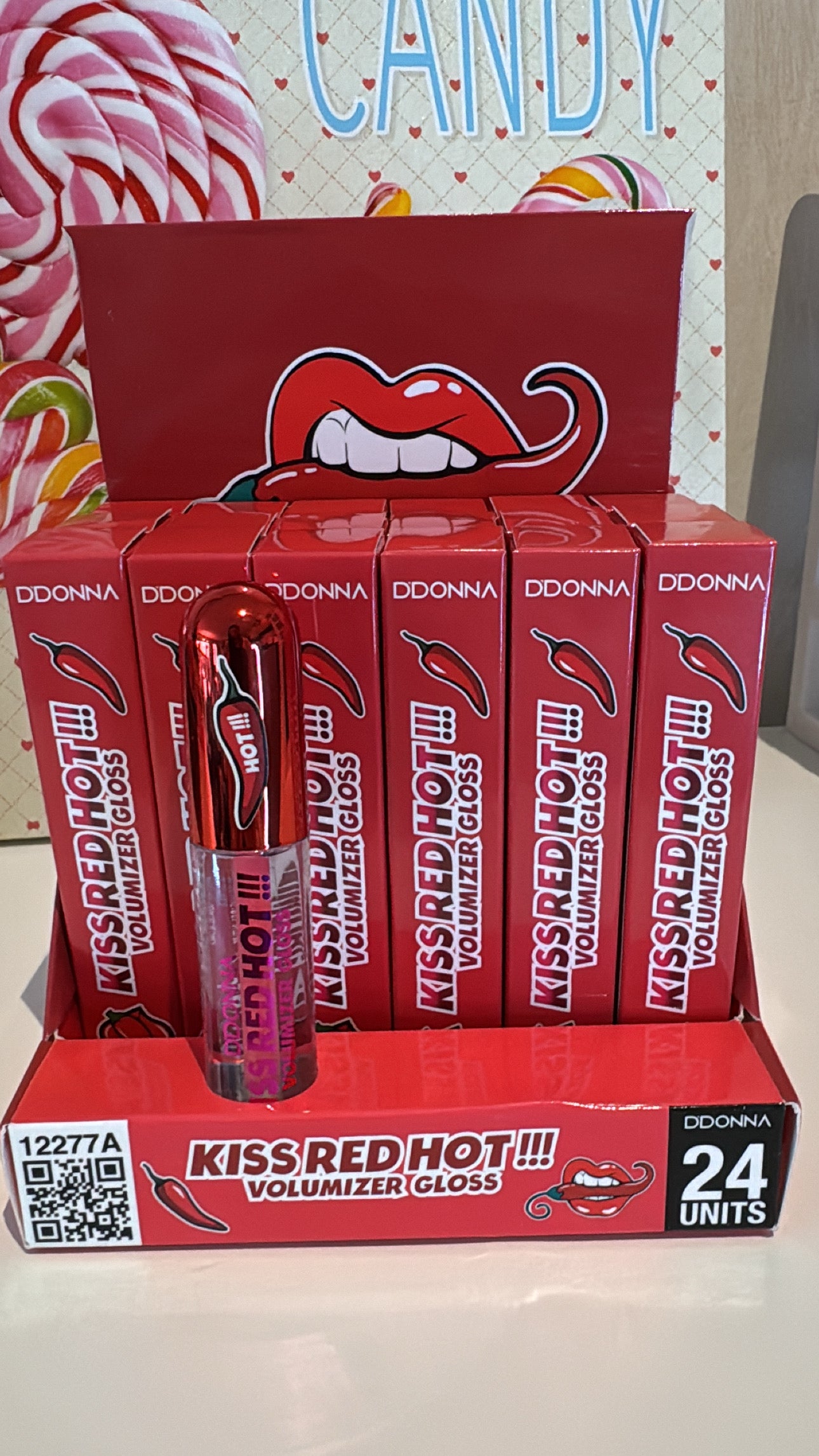 Lip gloss volumizzante al peperoncino 🌶️