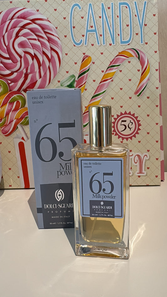 Eau de toilette ispirato a “Bianco latte”🥛 n.65 (vaniglia,latte,caramello fava Tonka,muschio bianco e legni dolci)