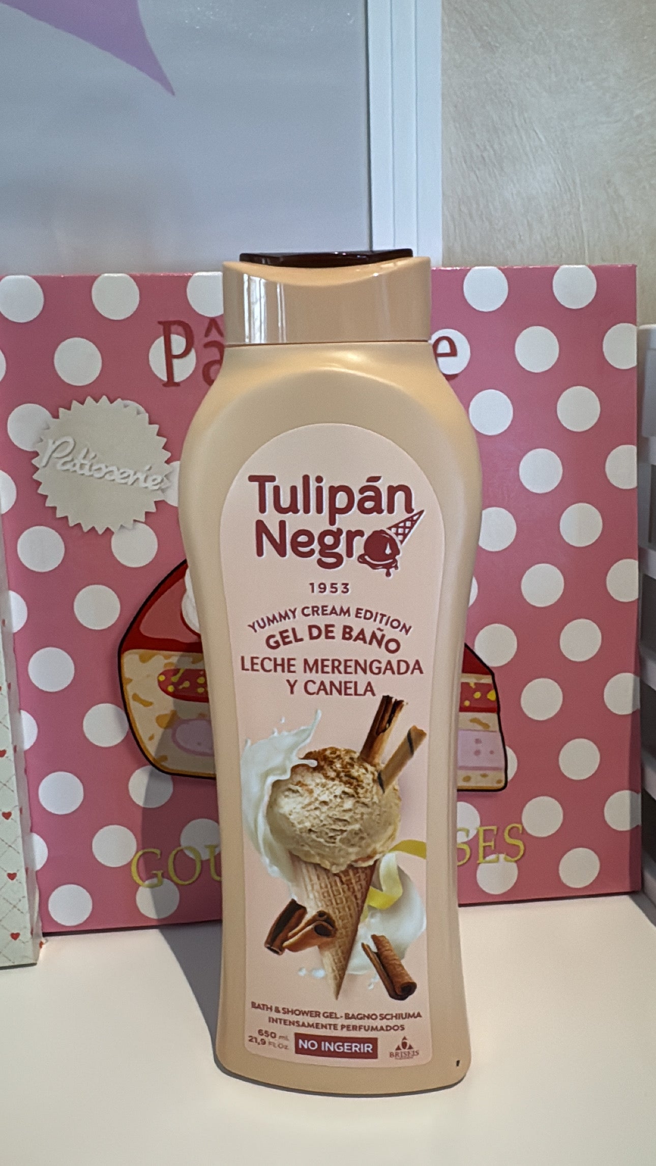 Bagnoschiuma Tulipma Negro “latte meringato e cannella”🥛🍦