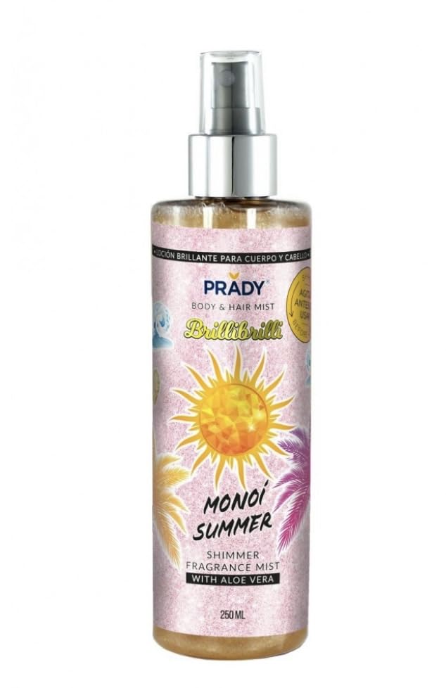 Acqua profumata corpo e capelli glitter ✨ “monoi summer” 🏝️