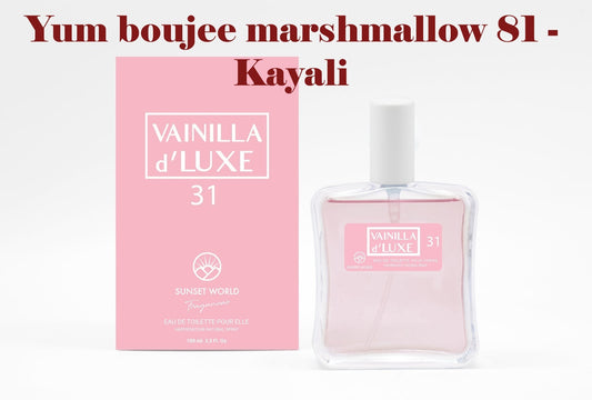 Eau de toilette 100 ml (ispirato a Yum Boujee Marshmallow 81 di Kayali)🩷