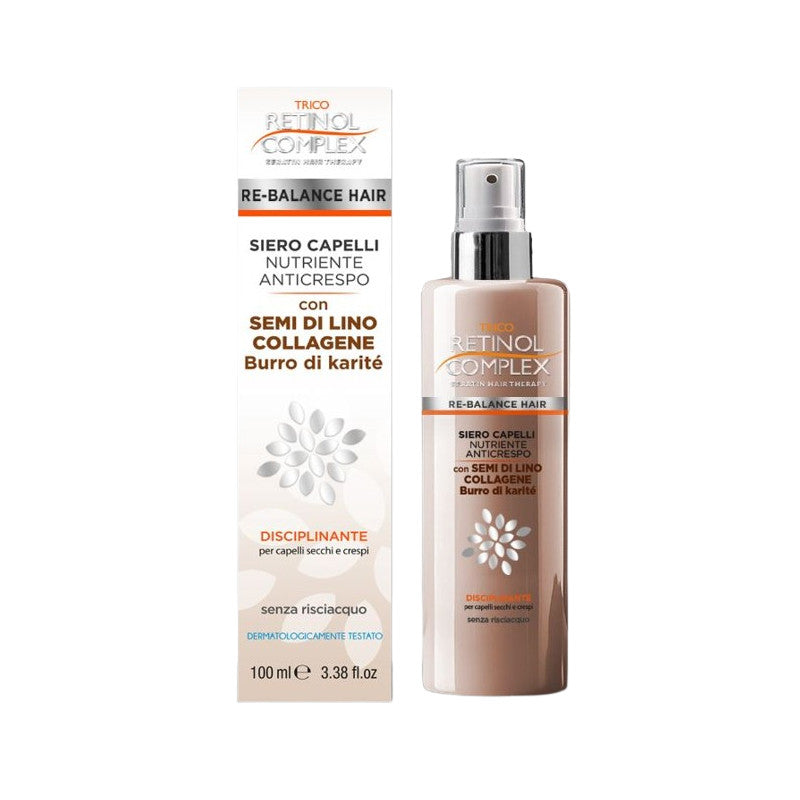 Siero capelli nutriente anticrespo ✨ per capello secchi e crespi
