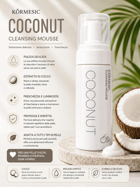 Mousse detergente viso cocco 🥥 150 ml