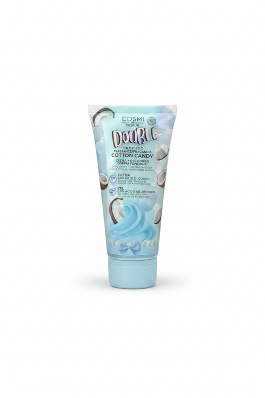 Crema + gel doppia funzione “Cotton candy”🍭🥥