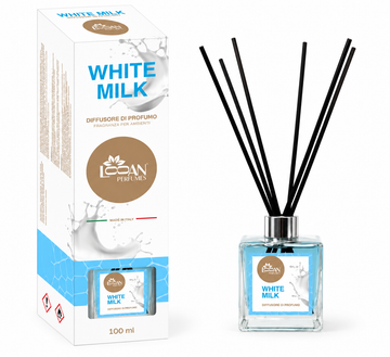 Profumatore bastoncini white milk 100 ml