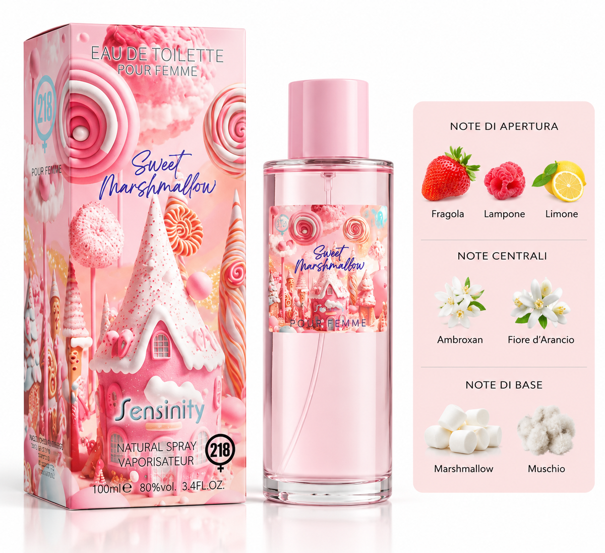 Eau de toilette Sweet Marshmallow🧁💞 100 ml