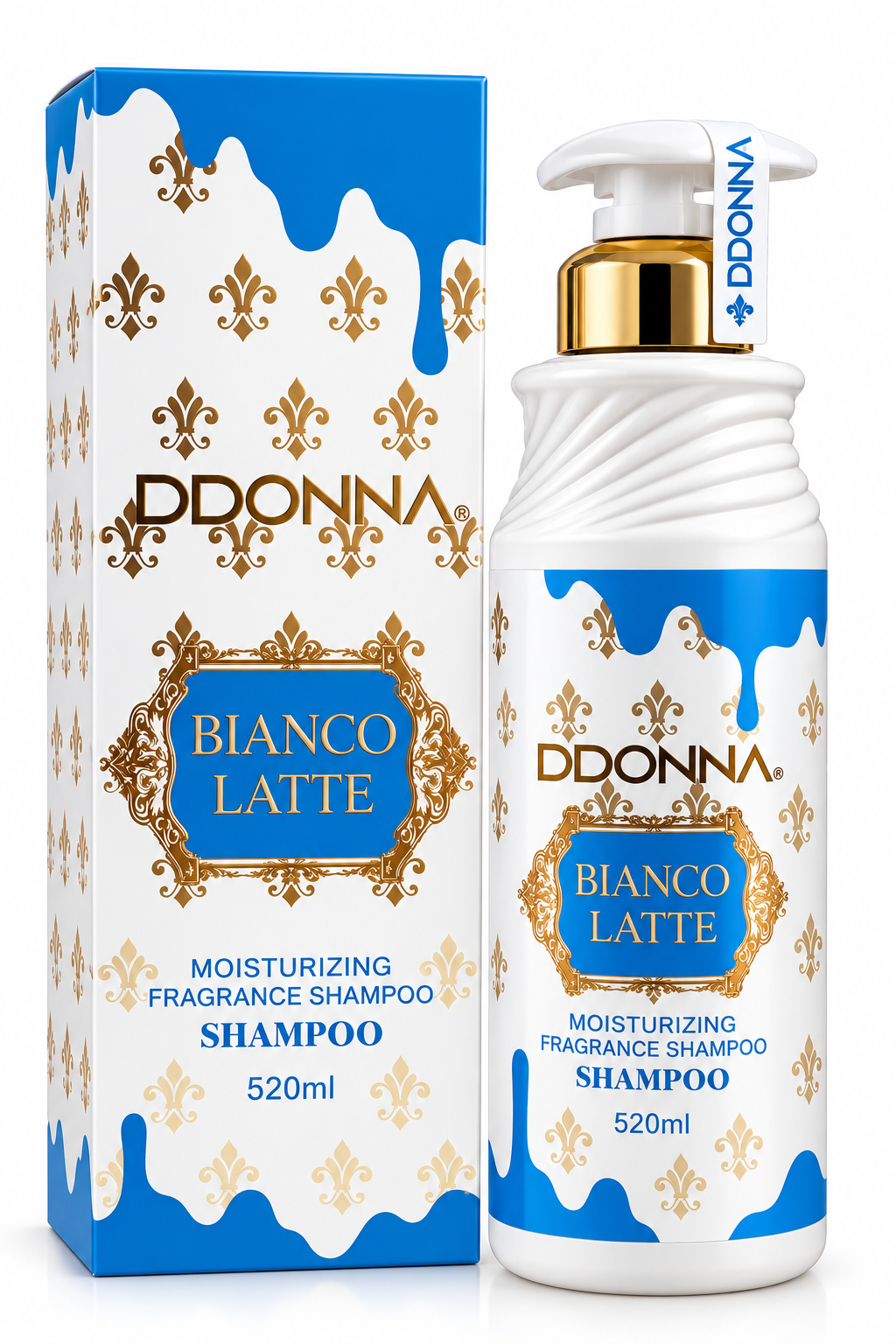 Shampoo Bianco Latte D’DONNA 520 ml