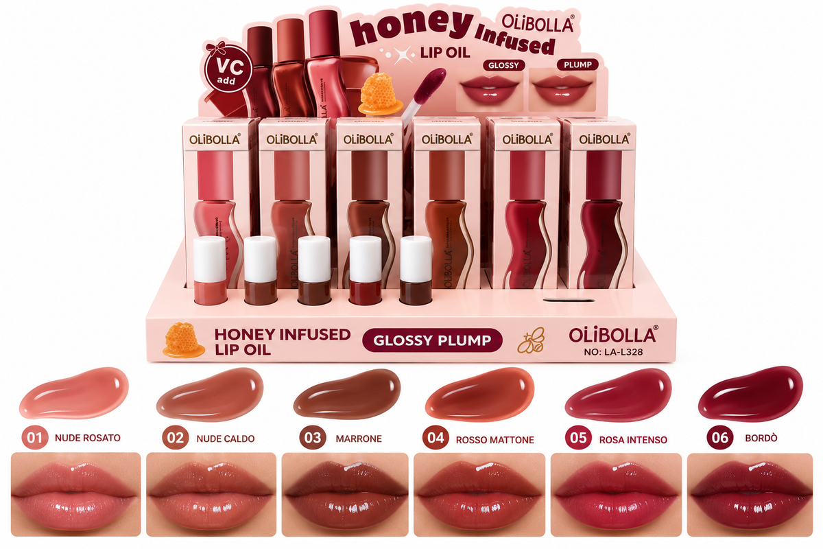 Lip oil honey infused