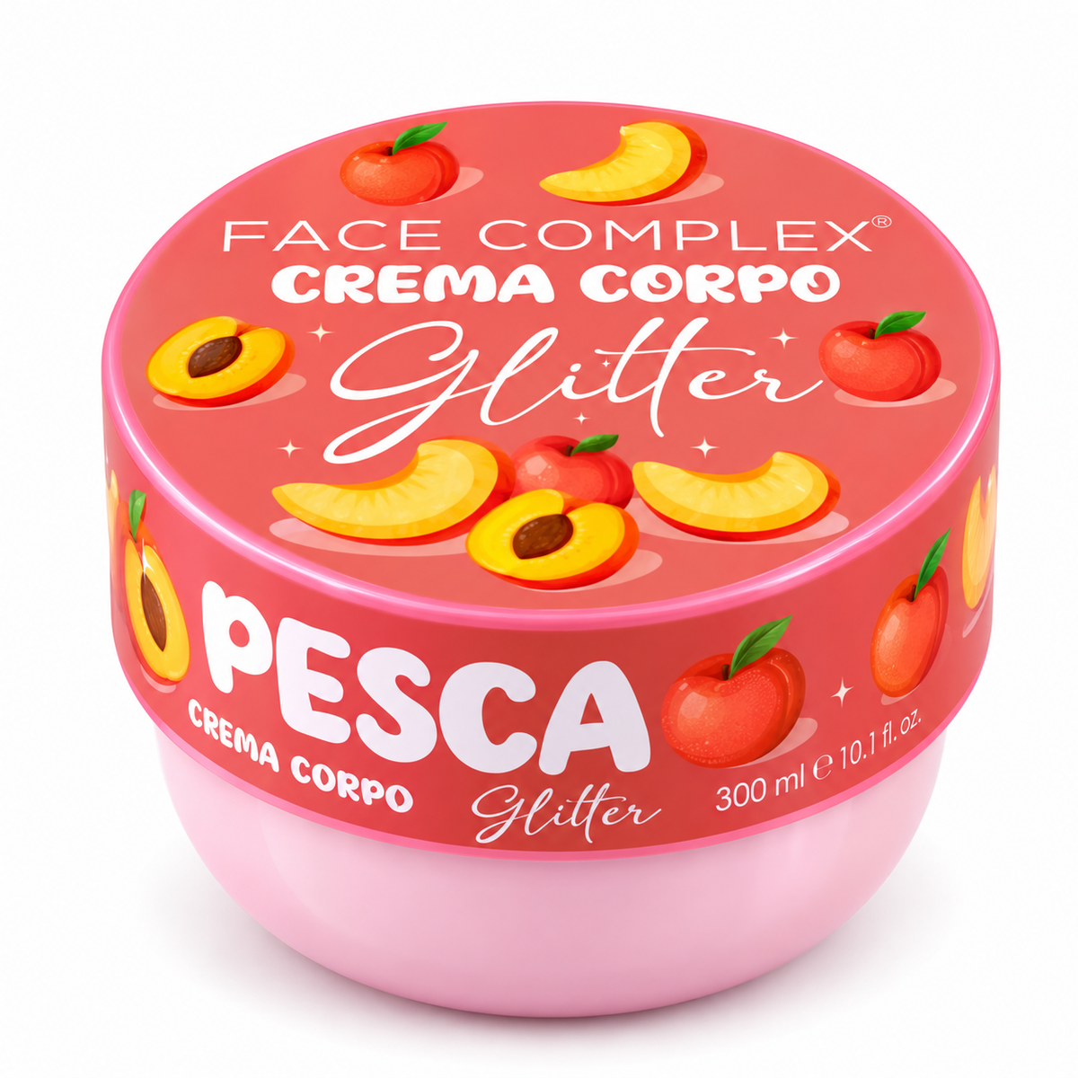 Crema glitter pesca 🍑 300 ml
